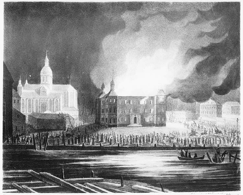 Dramatiska Theaterns brand natten den 24 november 1825