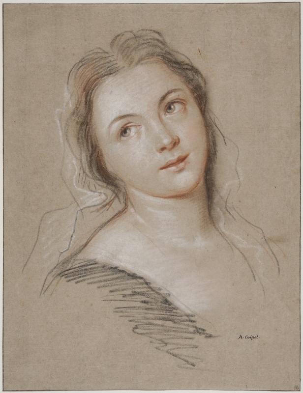 A Young Woman, Looking over Her Shoulder