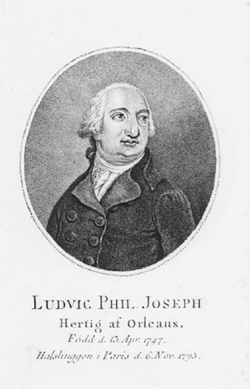 Porträtt av Ludvic Philip Joseph , hertig av Orleans