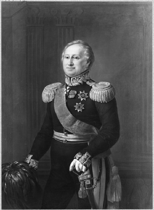 August (1783-1853), grand duke of Oldenburg, married to 1. Adelheide of Anhalt-Bernburg-Schaumburg-Hoym, 2. Ida of Anhalt-Bernburg-Schaumburg-Hoym, 3. Cecilia of Sweden