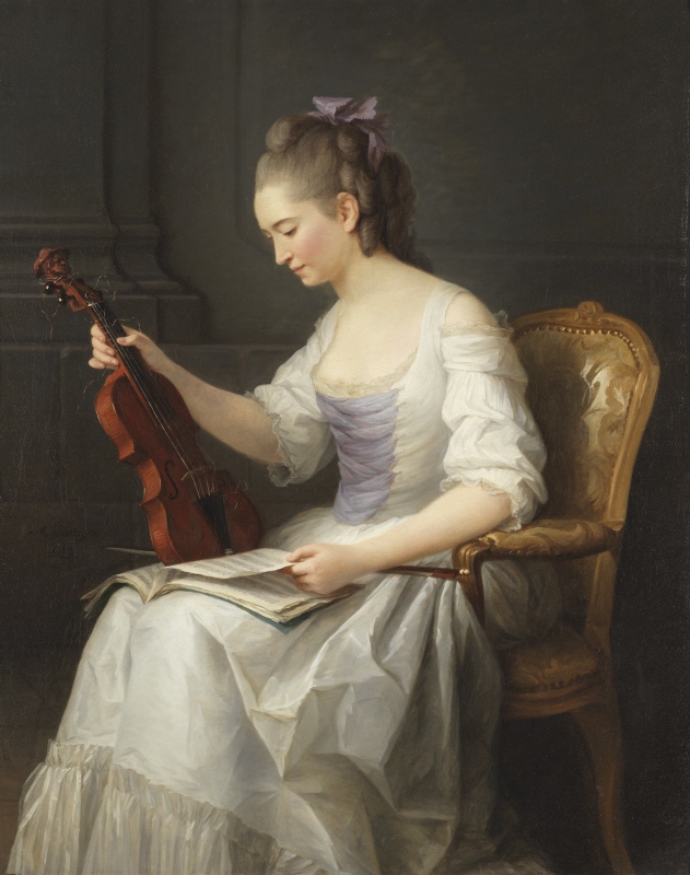 Porträtt av en violinist