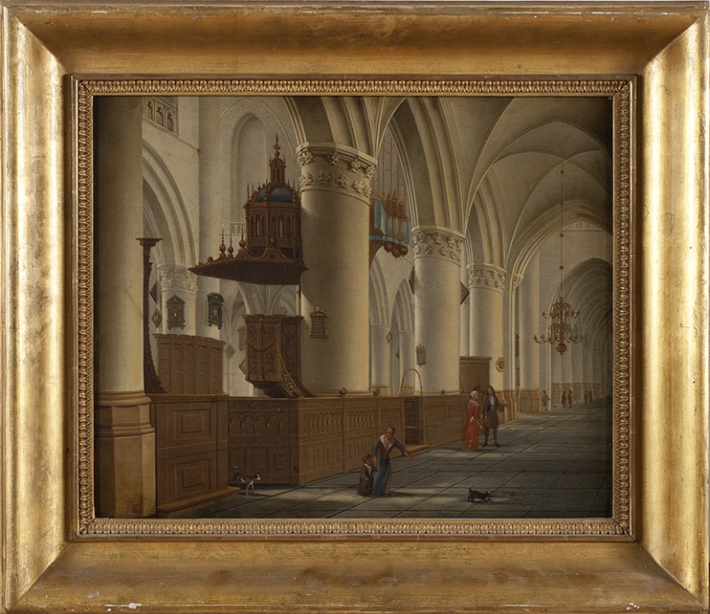 Interior of St Bavo in Haarlem