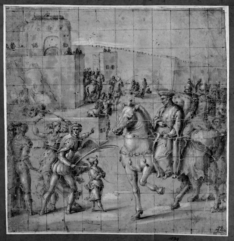 Cosimo de' Medici återvänder till Florens 1434 efter ett knappt års landsförvisning