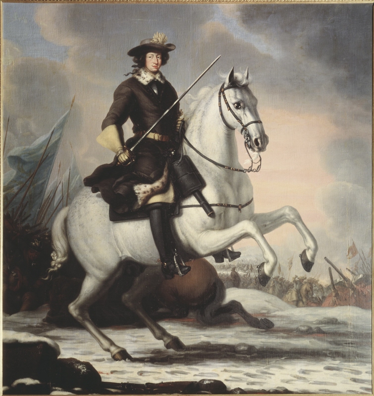 Charles XI (1655–1697), King of Sweden, Count Palatine of Zweibrücken, at the Battle of Lund in 1676, 1682
