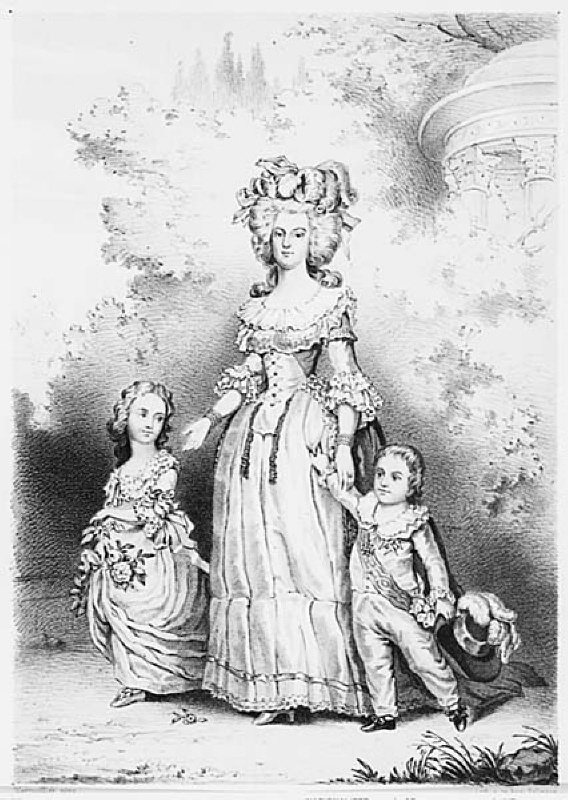 "Marie-Antoinette och hennes barn"