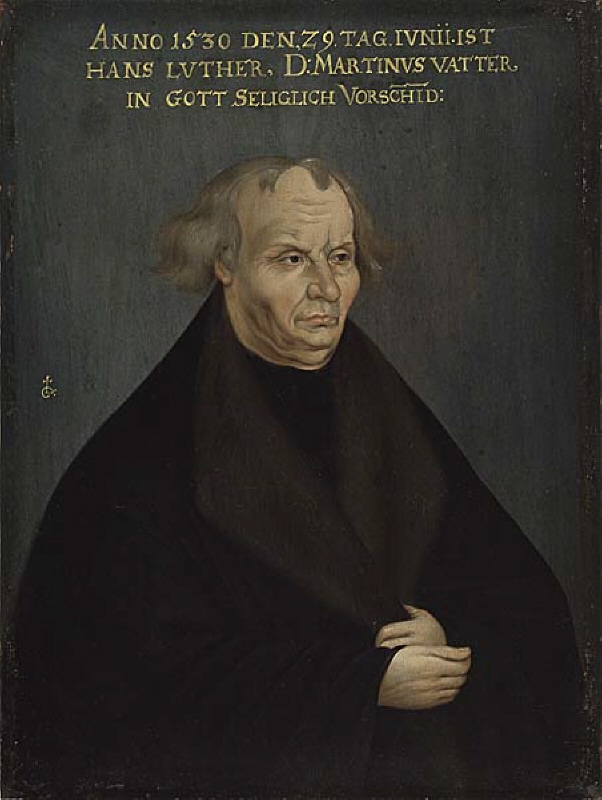 Porträtt av Hans Luther
