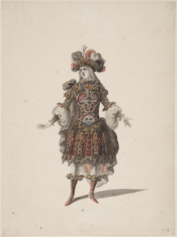 Kostymskiss för Ascalaphe ur operan Proserpine. ur volym
