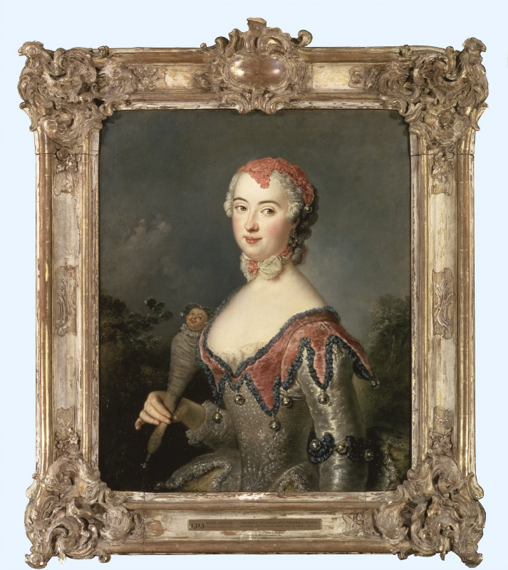 Charlotta Fredrika Sparre (1719-1795) som "La Folie"