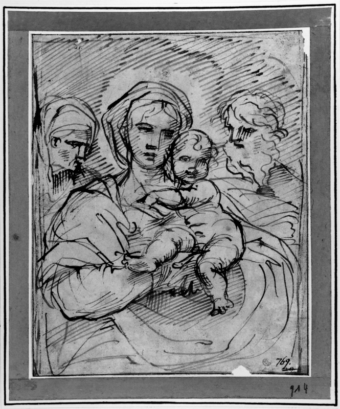 Den heliga familjen med Sankta Anna