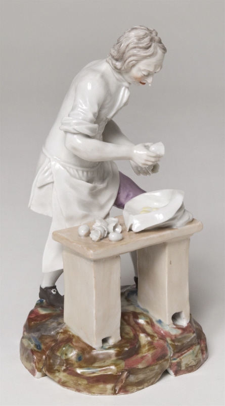 Figurin, "Den osnygge kocken"