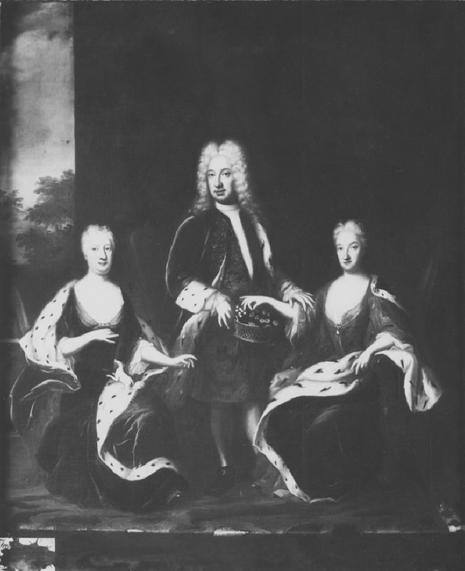 Fredrik I, 1676-1751, kung av Sverige, Ulrika Eleonora d.y., 1688-1741, Sofia Charlotta Karolina, 1678-1749