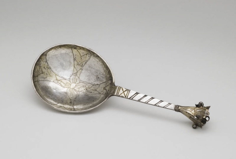 Spoon with a cross in the bowl