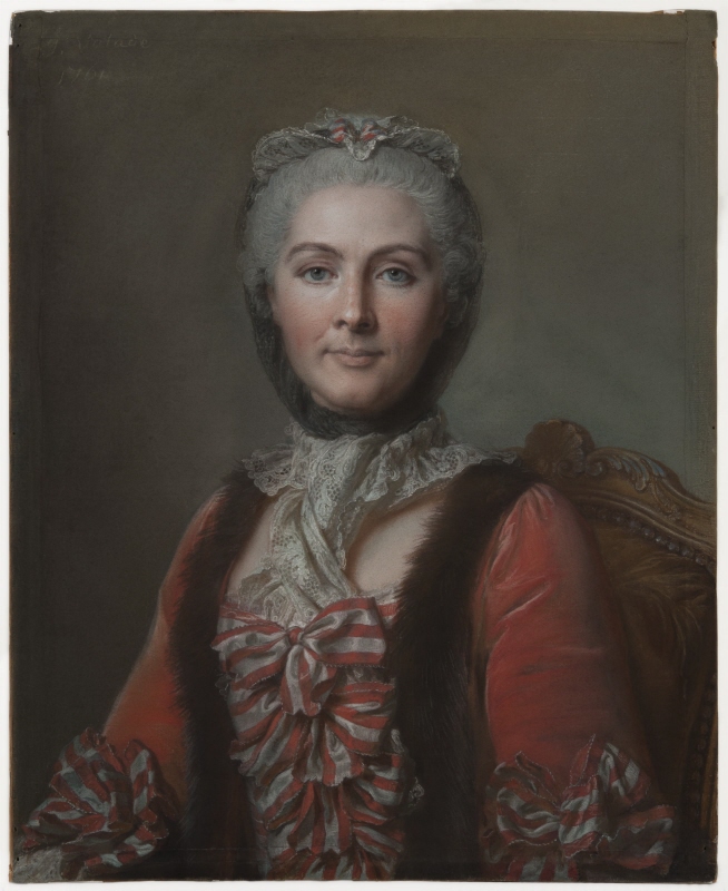 Okänd kvinna, kallad Marie Baudard de Sainte-James (1742-1782), g.m. Jean-Maurice Faventines de Fontenille