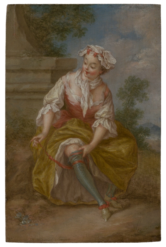 Woman with a Garter
