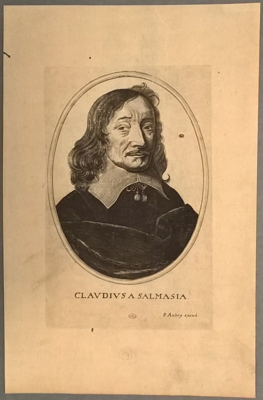 Claude de Saumaise eller Claudius Salmasius (1588-1653), filolog