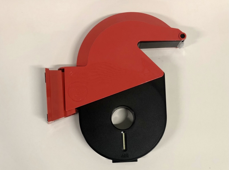 Könummerautomat ”M 90”, röd/svart plast i tygpåse
