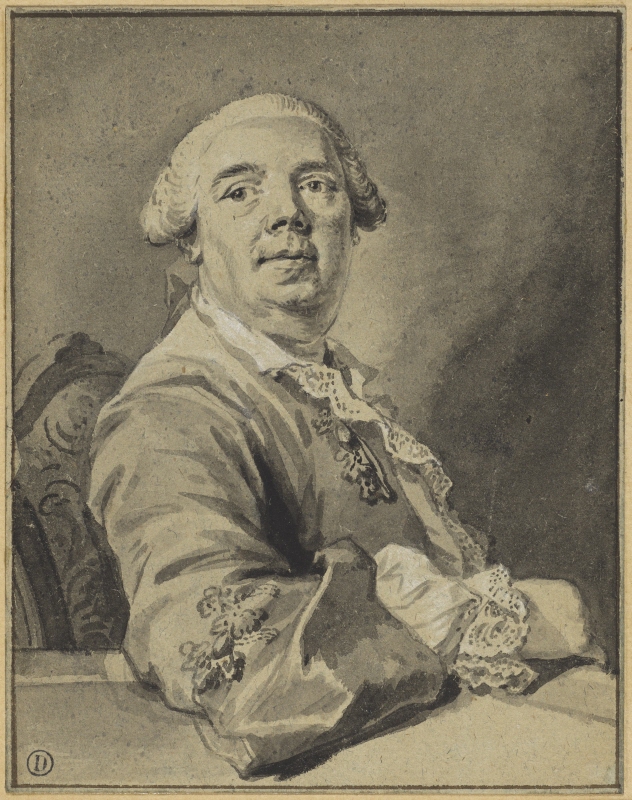 Porträtt av konsthandlaren och målerikonservatorn François Louis Colins (1699–1760)