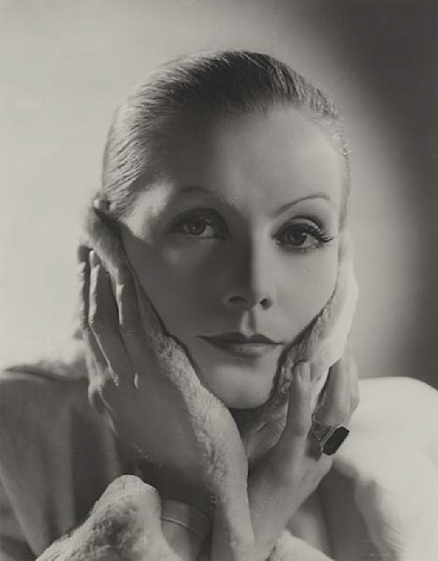 Skådespelerskan Greta Garbo. Rollporträtt ur "Mata Hari"