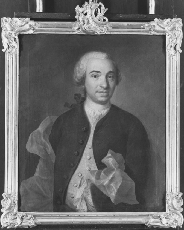 Daniel Pettersson, 1720-1802, handels- och justitieborgmästare, kommersråd, gift med 1. Maria Catharina Månsson, 2. Christina Charlotta Schméer