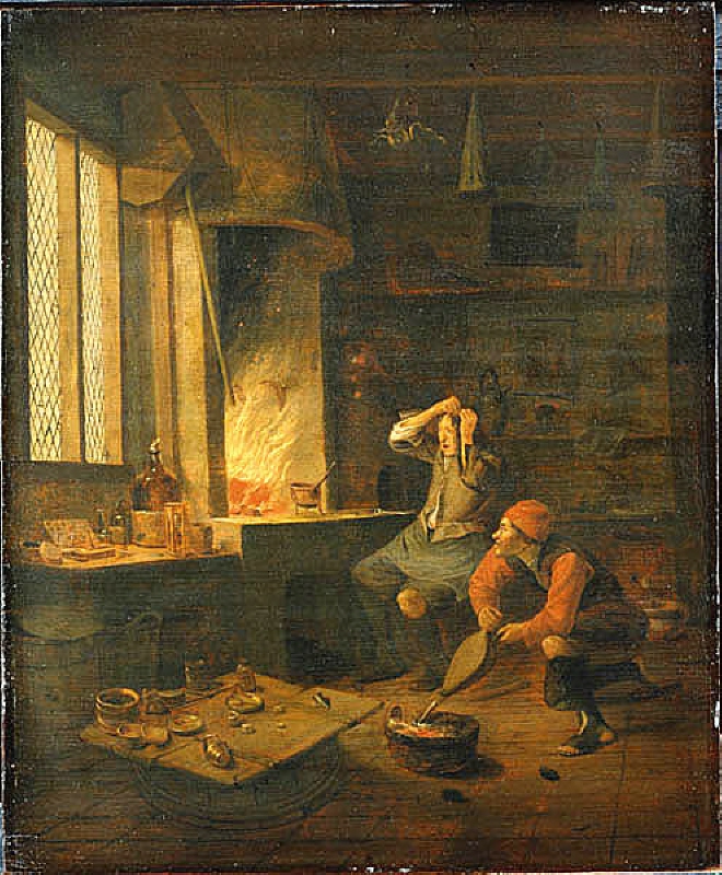 Alchemist in his Laboratory