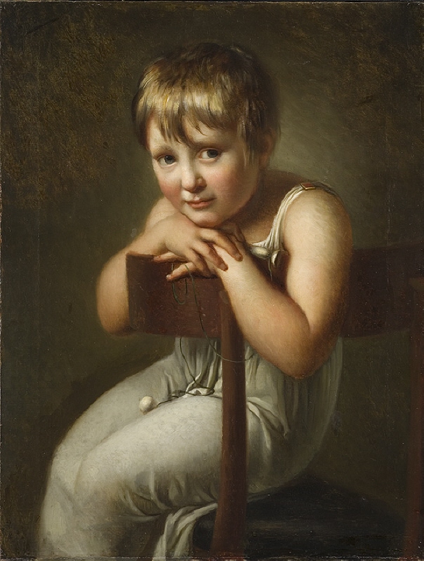 Carolina Mandorff, 1799-1874, gift Wester, som barn