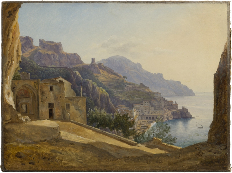View towards Amalfi from Grotta dei Cappuccini