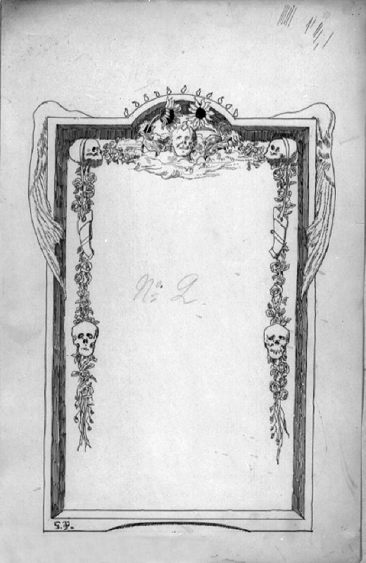 "Dödens blommor". Illustration till Ord & Bild 1893, sidan 31