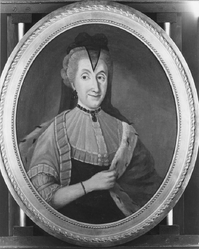Porträtt av Maria Gyllenstierna af Lundholm, midjebild