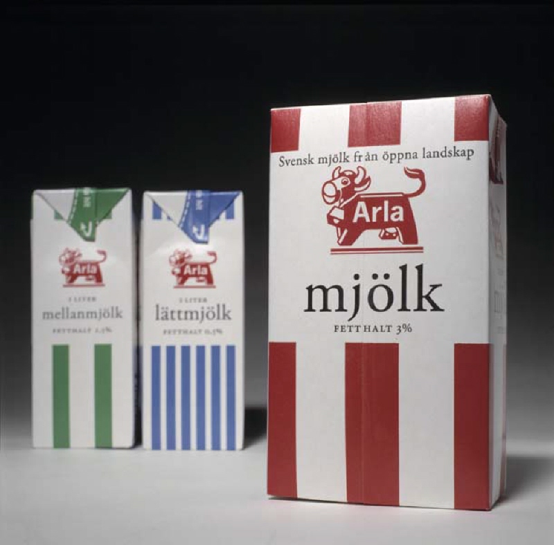 Förpackning för mjölk