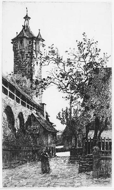 "Klingenturm i Rothenburg ob der Tauber"