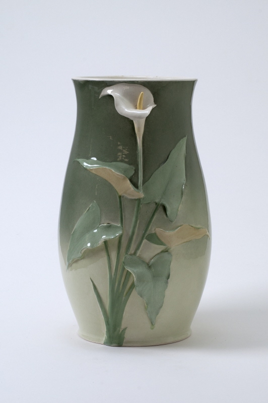 Vase with arum lily