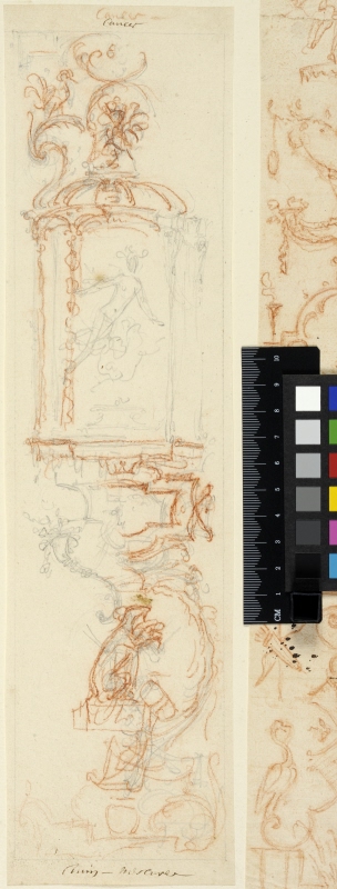 Study for Tapestry of the Series "Les douze mois grotesques par bandes" for the Château de Meudon. June, Mercury