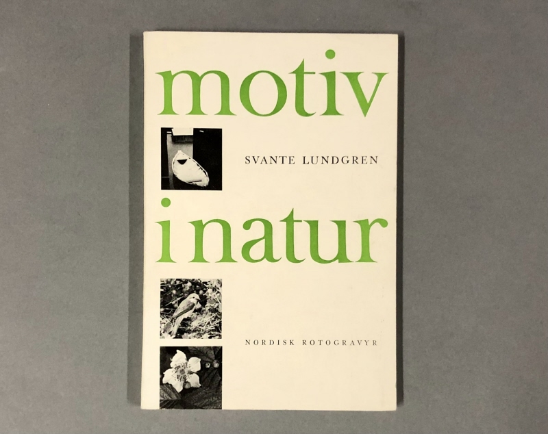 Bok. Svante Lundgren: Motiv i natur
