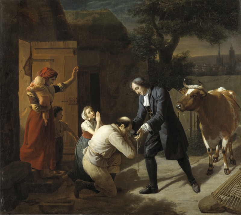 Fénélon återlämnar en stulen ko till en bonde
