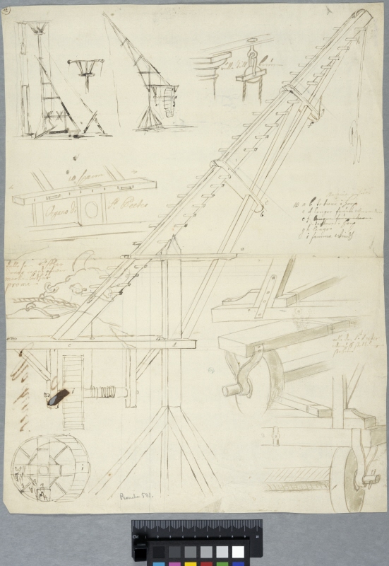 Sketches of Cranes from Rome