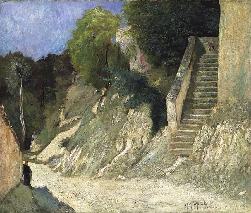 A Steep Ascent in Montigny-sur-Loing