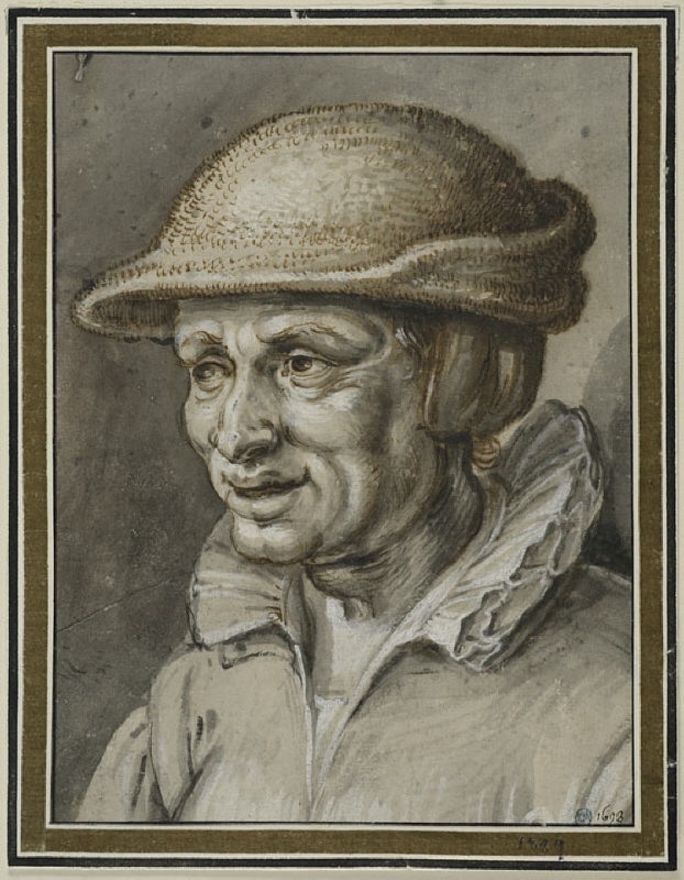 Portrait of an Old Woman in a Leather Cap