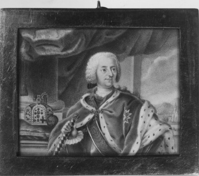 KARL VII ALBERT (1697-1745), tysk-romersk kejsare, kurfurste av Bayern, kung av Böhmen, gift med Maria Amelia av Österrike