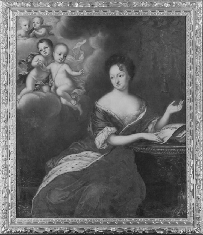 Ulrika Eleonora the Elder (1656-1693), Princess of Denmark, Queen of Sweden, and her four deceased sons