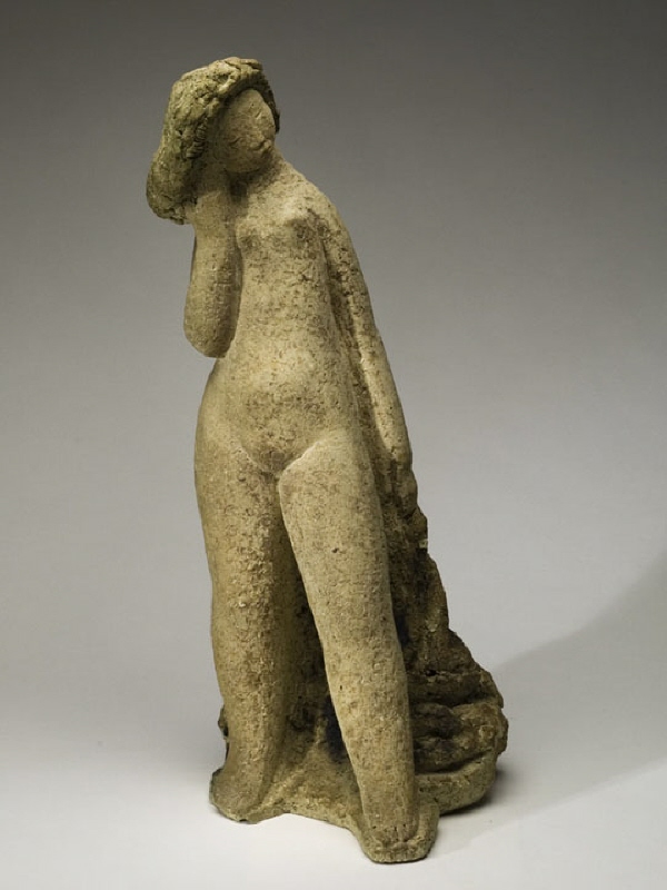 Skulptur, stående kvinna