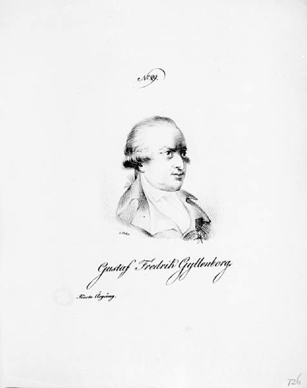 Porträtt av Gustaf Fredrik Gyllenborg