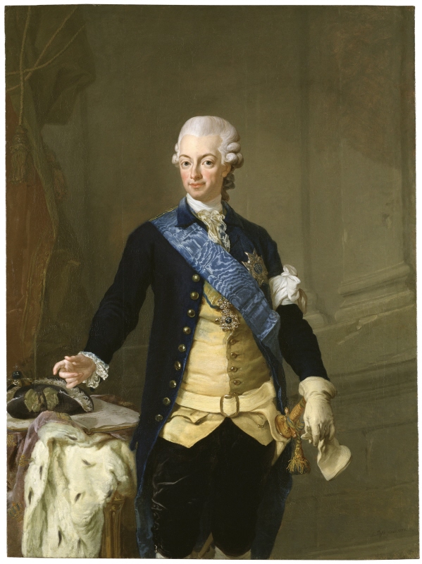 Gustav III i revolutionsdräkt, 1777