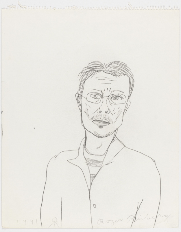 Self-portrait, Roger Risberg (1956-2011), artist