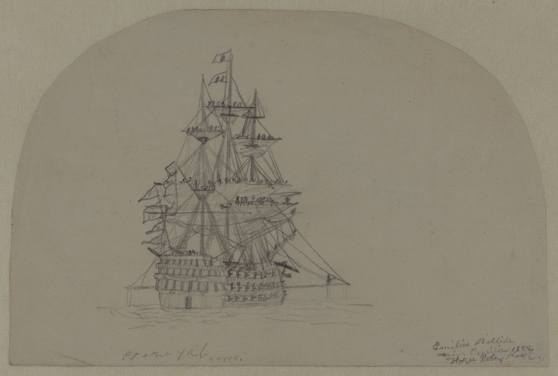 Et stort Skib, 1855