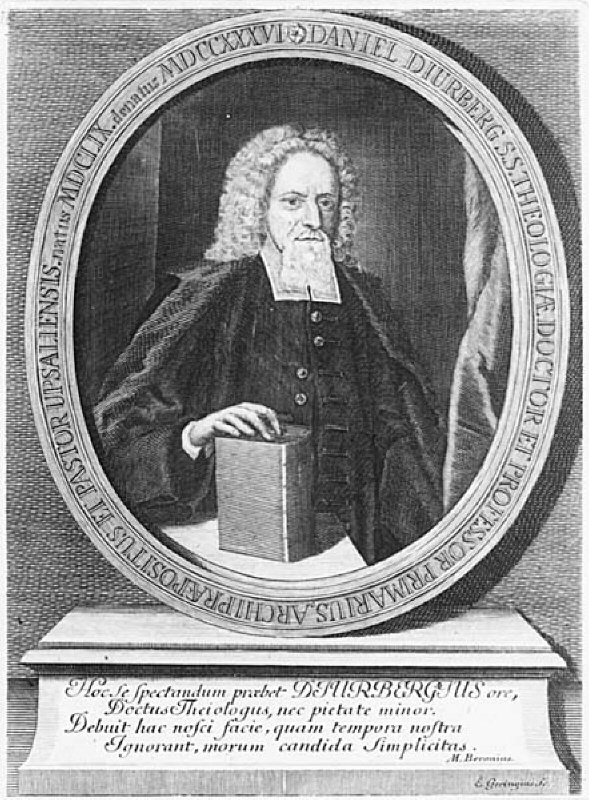 Djurberg, Daniel, 1659-1736, teol.dr., prof.prim