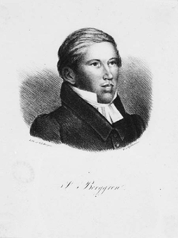 Porträtt av prästen S. Berggren