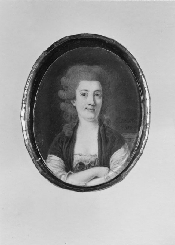 Maria Wilhelmina Ekebom, 1749-1820, gift Krafft
