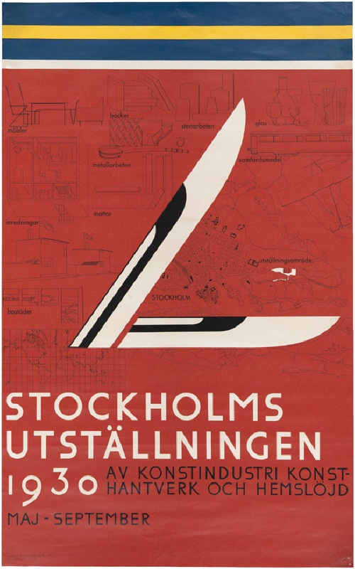 Affisch, "Stockholmsutställningen 1930"