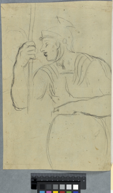 Study for a Roman Soldier with a Spear