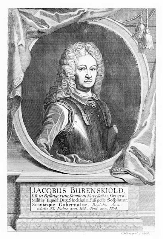 Porträtt av general Jacob Burenskiöld